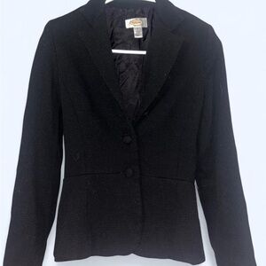 Talbots Elegant Black Blazer